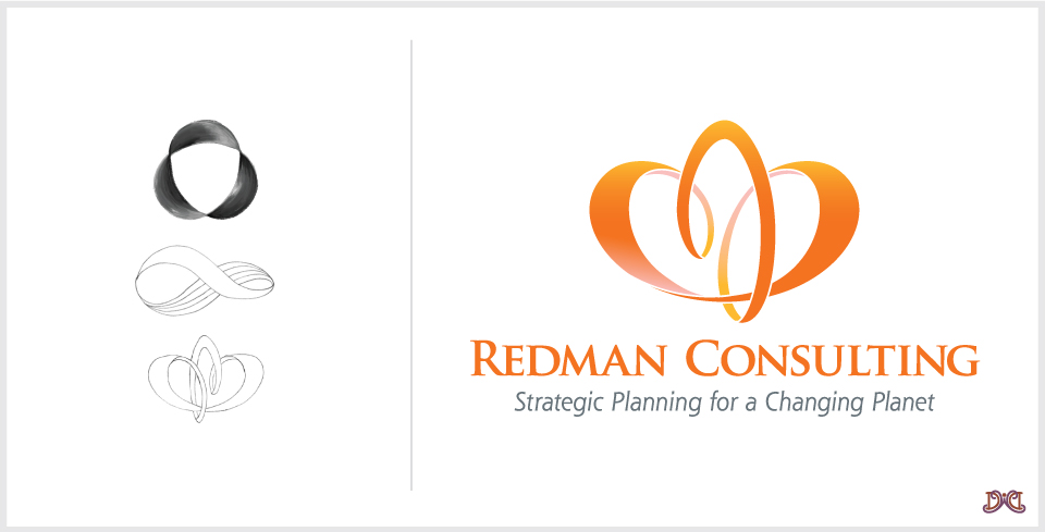 Custom logo design for Redman Consulting by DesignWise Art 