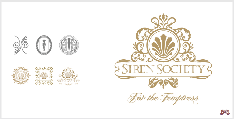 Custom logo design for Siren Society by DesignWise Art