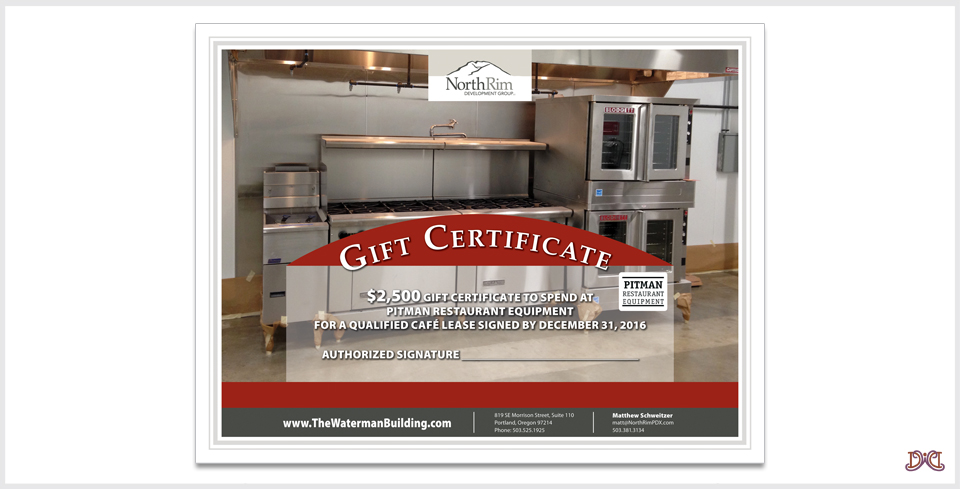 North Rim Gift Certificate by DesignWise Art