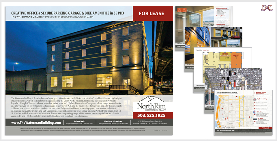 North Rim For Lease Flyer by DesignWise Art