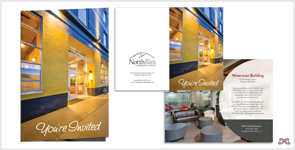 North Rim Open House Invitation by DesignWise Art