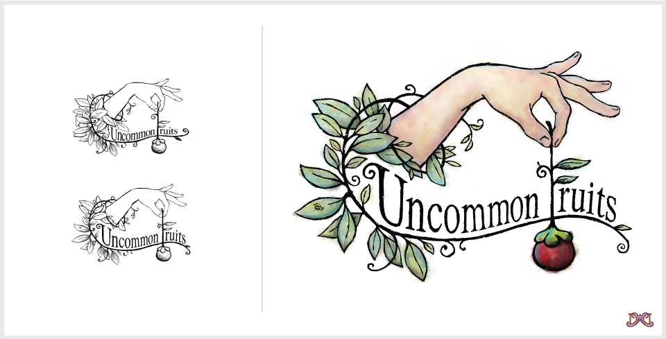 Logo Design for Uncommon Fruit by DesignWise Art